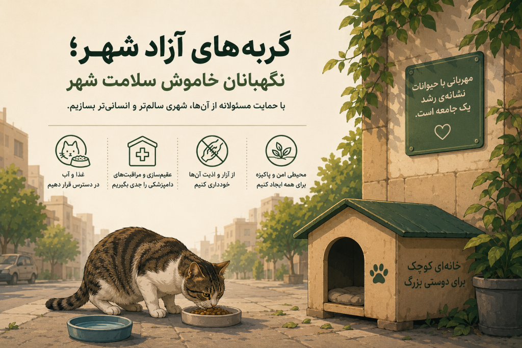 گربههای آزاد شهری نگهبانان خاموش سلامت شهر